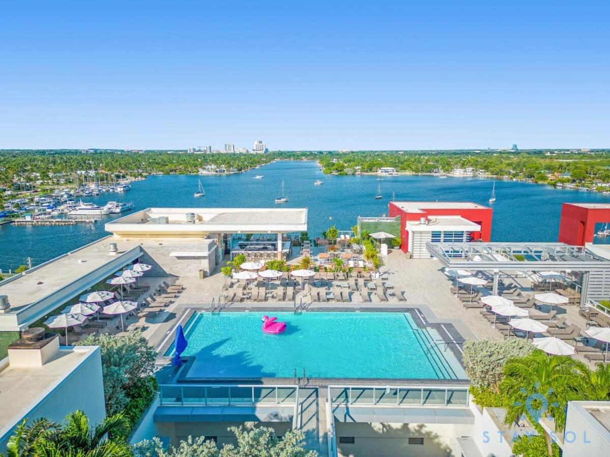 Rooftop Pool & Hot Tub - Gym - Hollywood Beach Extérieur photo