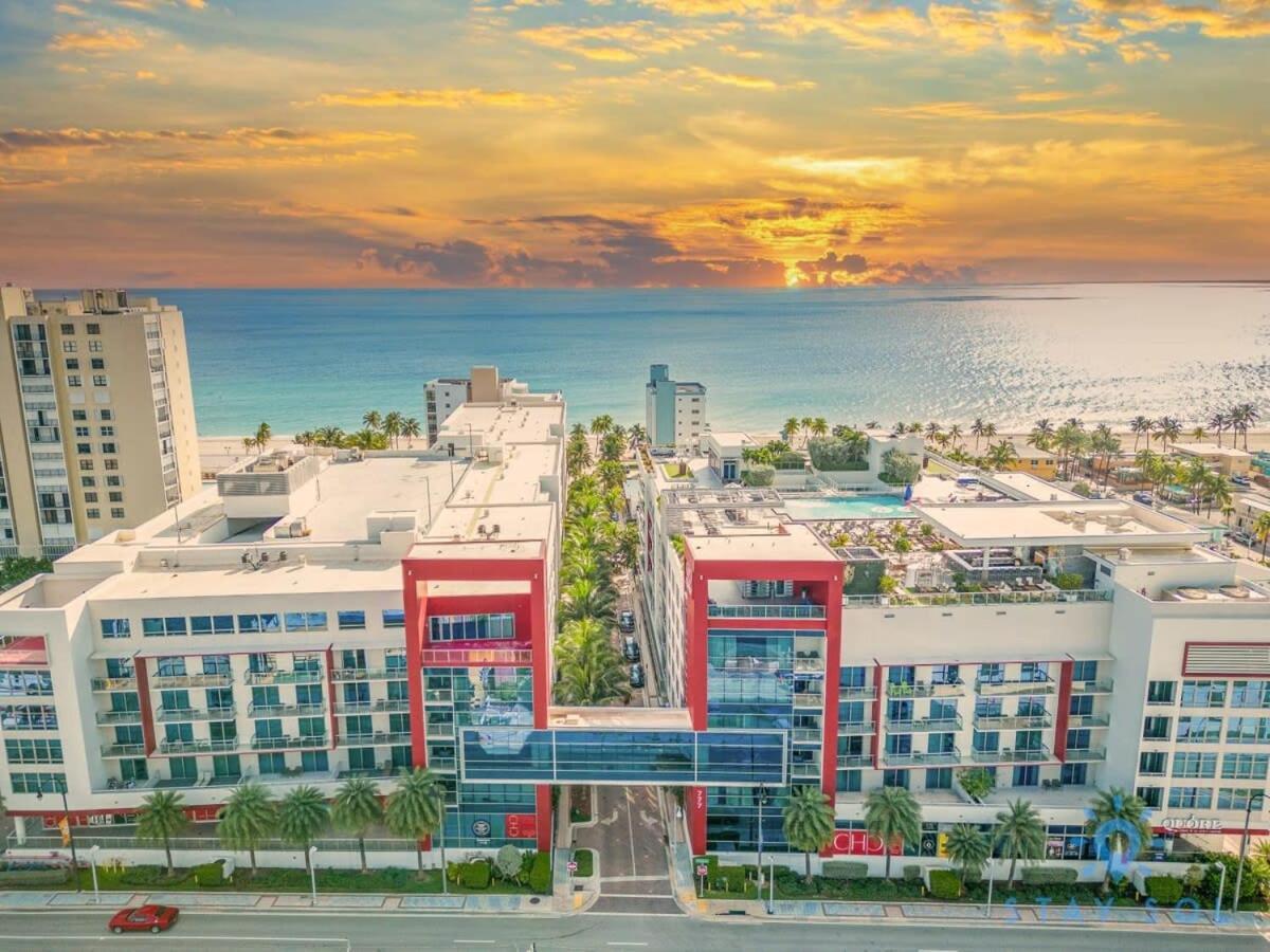 Rooftop Pool & Hot Tub - Gym - Hollywood Beach Extérieur photo