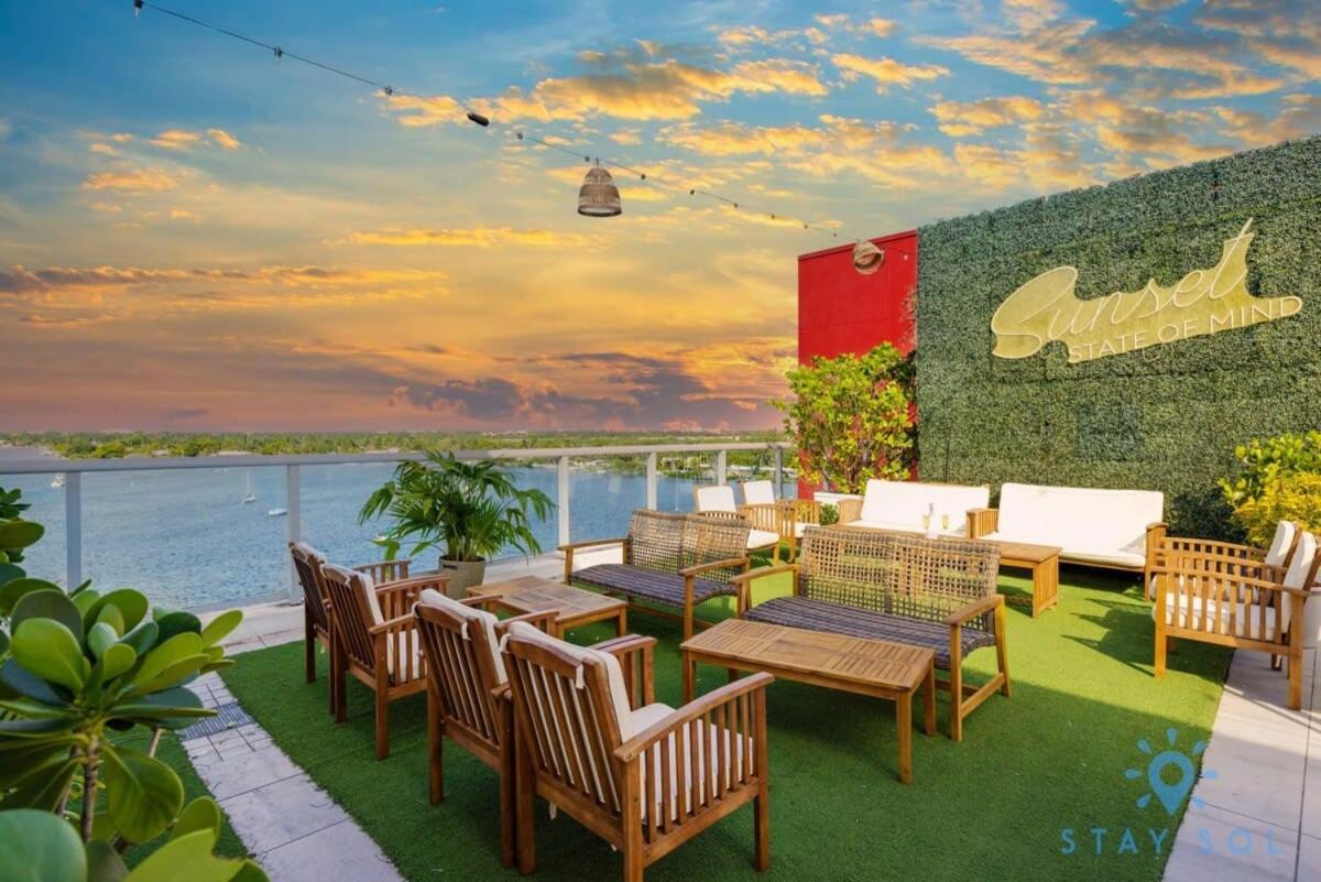 Rooftop Pool & Hot Tub - Gym - Hollywood Beach Extérieur photo